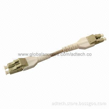 LC Unit Boot Fiber-optic Jumper, 2-core, 62.5/125um, 3.0mm, 1M